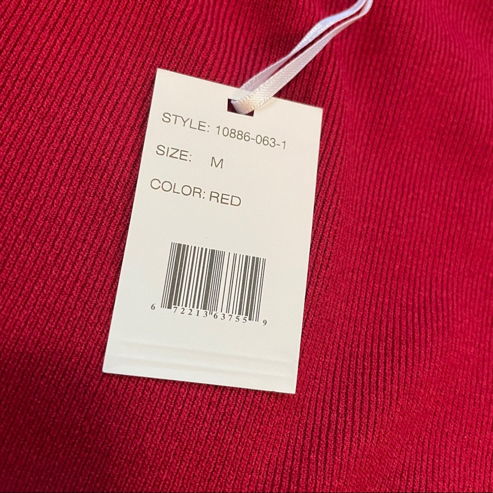 NWT! Vila Milano Red Tank Top, Size Medium - Picture 10 of 11